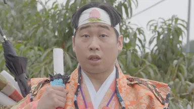 桃太郎を演じる前野朋哉さん