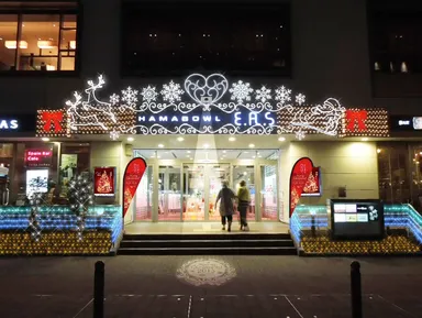 25,000球のLEDがクリスマスを演出します(イメージ)