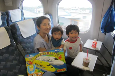 今夏のファミリー車両の様子