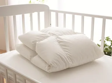 日本産ベビー羽毛掛けふとん