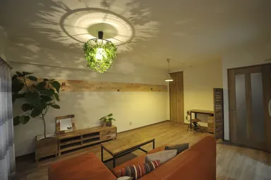 レジオン東大阪　リビング_夜