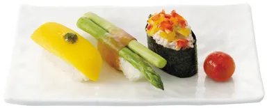 野菜寿司3種盛