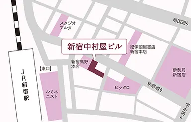 【マップ】新宿中村屋ビル