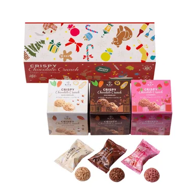 クリスピー チョコレートクランチ　クリスマスパッケージ