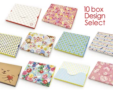 ラッピングボックス　～ 絵柄10種 ～