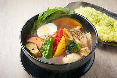 彩ろ彩ろ野菜のスープカレー