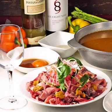 雲丹出汁和牛しゃぶしゃぶ