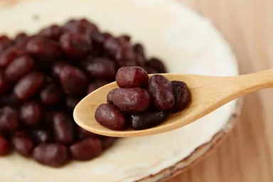 丹波大納言小豆の鹿の子