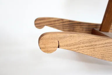 転倒防止のストッパー付き