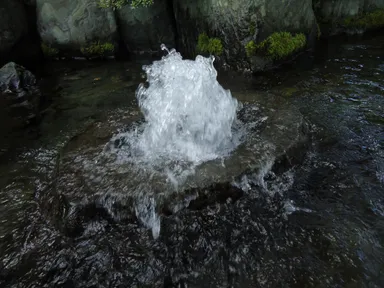 「日本名水百選」にも選ばれた「うちぬき水」