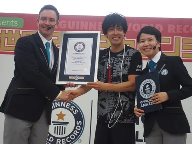 ギネス世界記録更新時写真