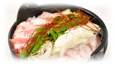 イタリア産豚のキムチ鍋コース