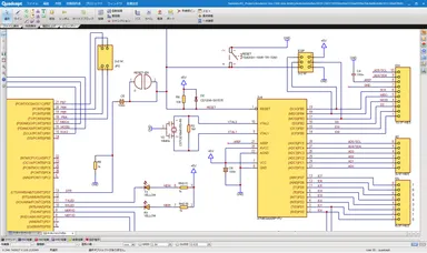 「Quadcept」回路図画面