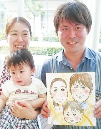 似顔絵コーナー