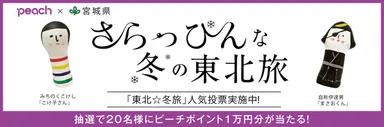 「さらっぴんな 冬の東北旅」