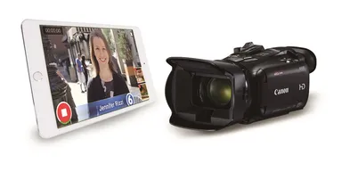 キヤノン製ビデオカメラとモバイル編集システムの連携