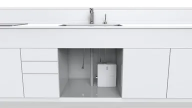 シンク下への設置例