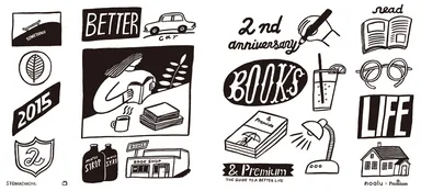 STOMACHACHE　書下ろしの2周年イラスト