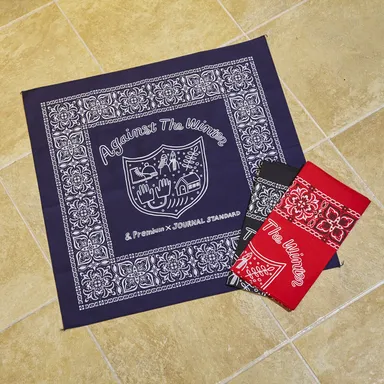 ノベルティーのバンダナ