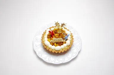 トウモロコシ・キャラメルプリンタルト