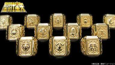 聖闘士星矢　黄金聖衣箱デザインsilver925リング　12種