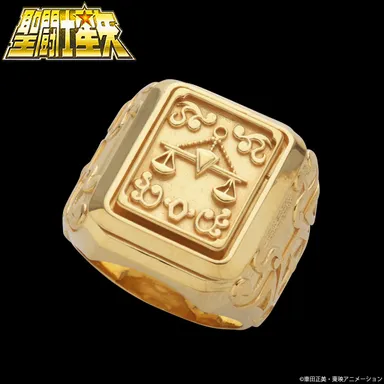 聖闘士星矢　黄金聖衣箱デザインsilver925リング＜天秤座(ライブラ)＞