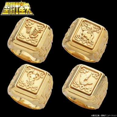 聖闘士星矢　黄金聖衣箱デザインsilver925リング＜蠍座(スコーピオン)／射手座(サジタリアス)／山羊座(カプリコーン)／魚座(ピスケス)＞