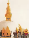 レゴ(R)ブロック作品：スワヤンブナート寺院