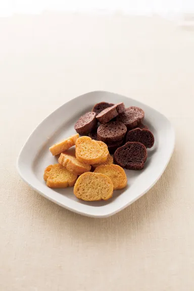 「EKI na CAFE」和ラスク 和三盆、ショコラ