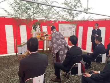 竣工式（11/25）の模様