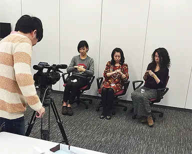 コスメニスト撮影風景