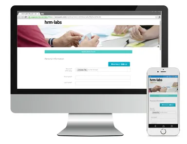 HRM Labs Pte Ltd 様 利用例画面