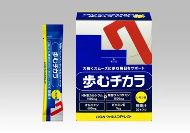 歩むチカラ (左)スティック(5.5g)　(右)箱(30本入り)