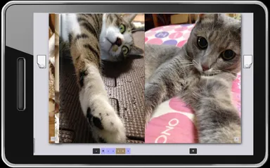 さわってめくれるビュー