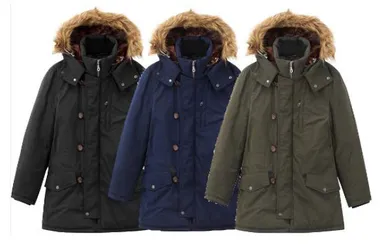 メンズN-3Bタイプ中綿ファー付ジャケット