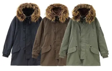 ウィメンズN-3Bタイプモッズコートウール