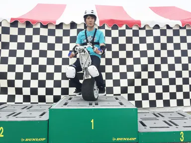 電動一輪バイク ジムカーナマシンセッティングテスト2