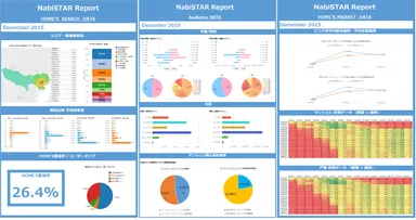 「NabiSTAR Report」分析レポート（イメージ）