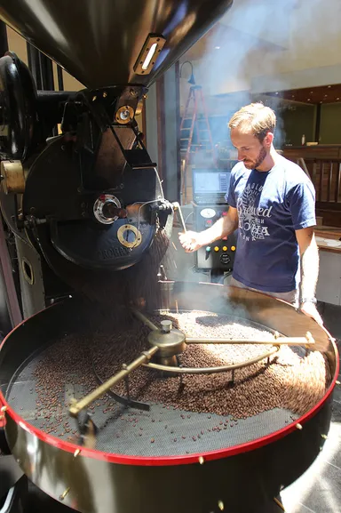 ロースティングエリア