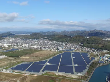 兵庫・姫路メガソーラー発電所