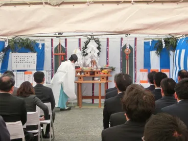 竣工式（12/7）の模様