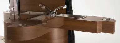 業界初180°回転式シンク