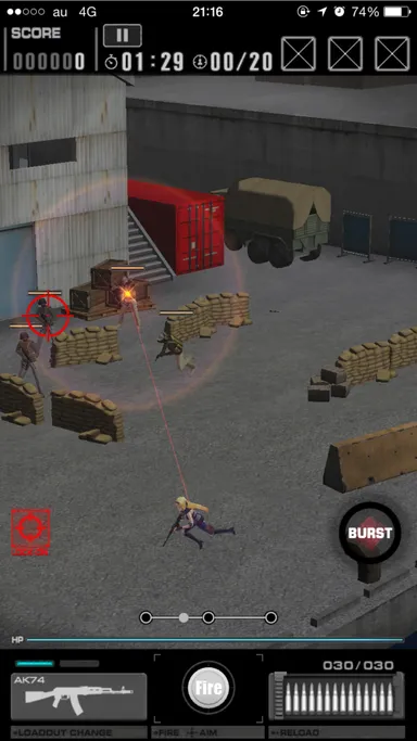 ゲーム画像_囲まれるエレクトラ