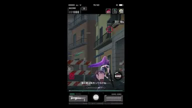 ゲーム画像_敵陣を突破するセラ