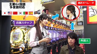 東京パチンコ通訳サービス イメージ