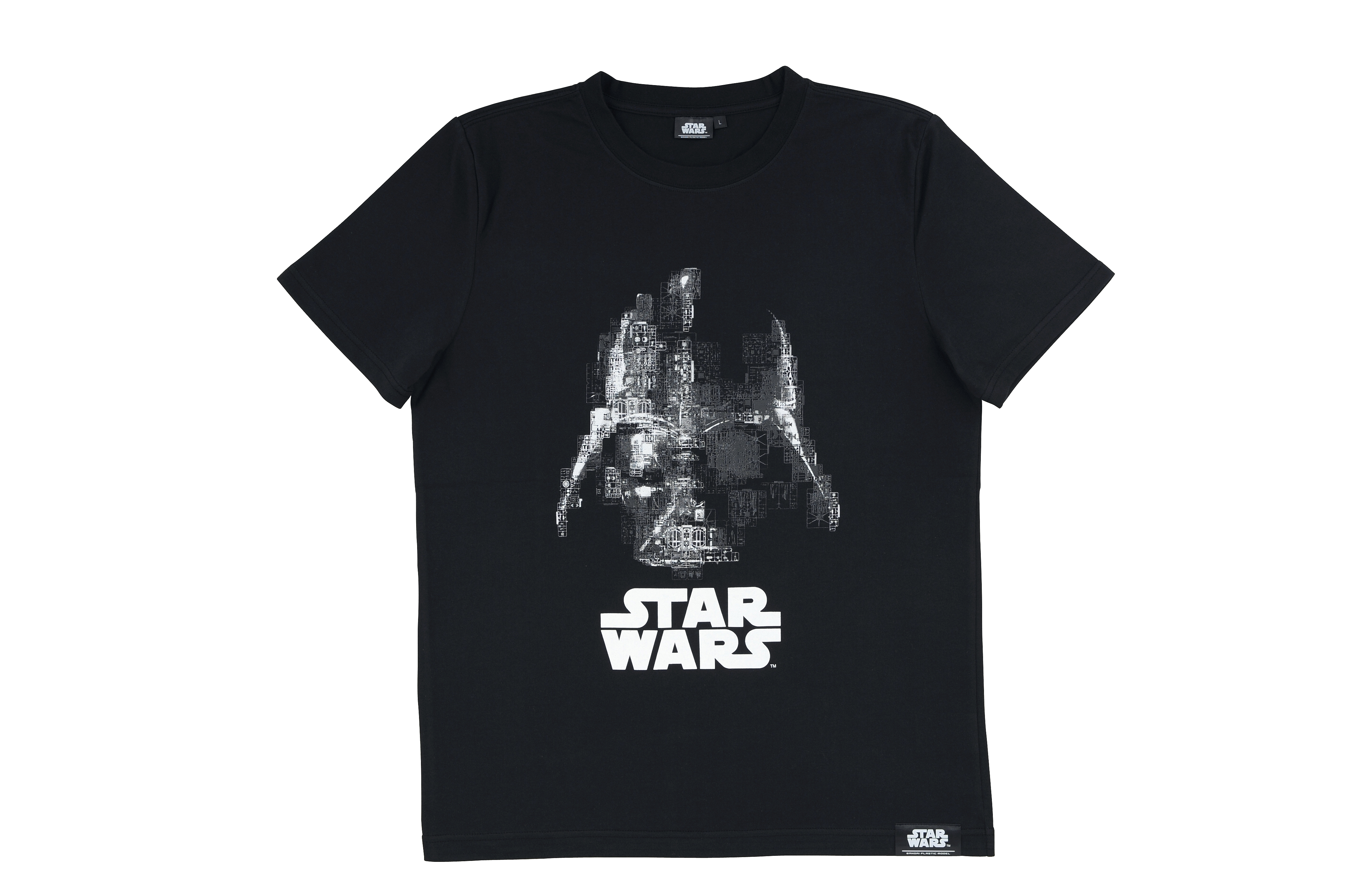 スター・ウォーズプラモデルがモチーフのダース・ベイダー柄Tシャツ