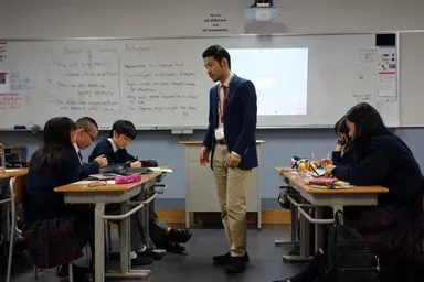 高橋教諭の授業風景