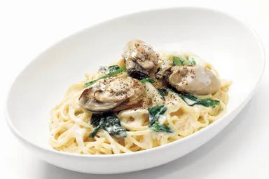 牡蠣のクリームソース