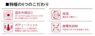 特暖の4つのこだわり