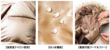 ダウンジャケット特長